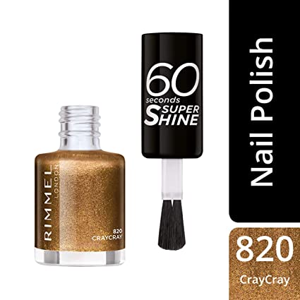 Rimmel 60 Seconds Super Shine Nail Polish - 820 Craycray