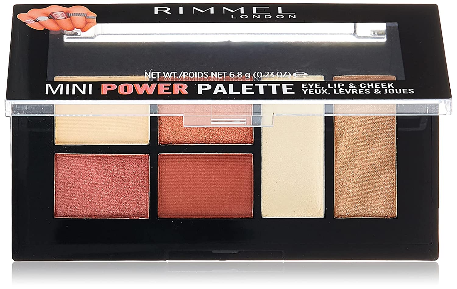 Rimmel Mini Power Palette Eye, Lip & Cheek - 006 Fierce