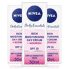NIVEA Daily Essentials Rich Moisturising Day Cream SPF 15 50ml