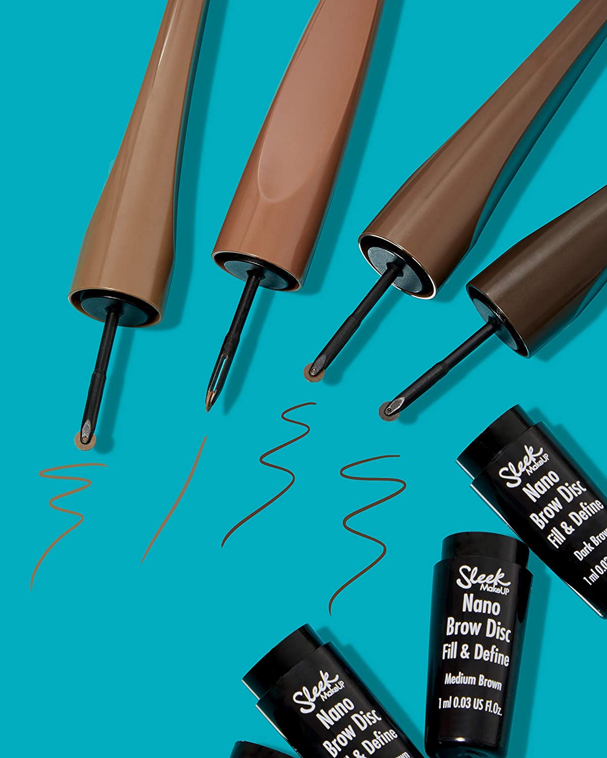 Disco De Cejas Nano Brow Disc Fill & Define Ash Brown Sleek