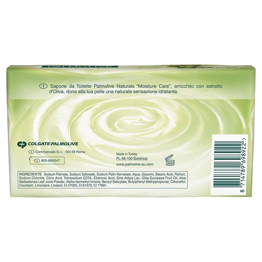 Palmolive Naturals Moisture Care Bar Soap with Olive (3x90g)