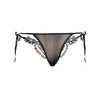 Mia Sexy Lace & Sheer Panty - Black