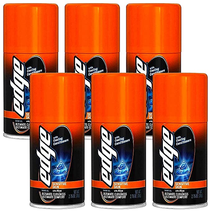 Edge Shave Gel Trial Size 2.75z Edge Shave Gel Trial 2.75z (Pack of 6)