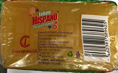 Jabon Hispano Primaveral - Laundry Soap package of Five Units ( 5 )