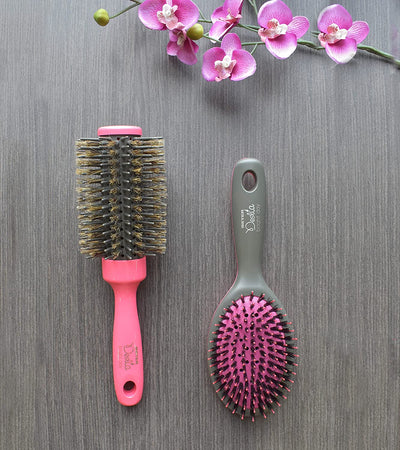 Beter Round Hair Brush with Mixed Bristles/Round Bright Day Brush for Hair Styling 100 g