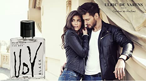 Ulric De Varens Eau De Toilette Spray for Men, Black, 3.4 Ounce