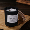 Soy Wax Candle with Bamboo Lid - Pomegranate Scented