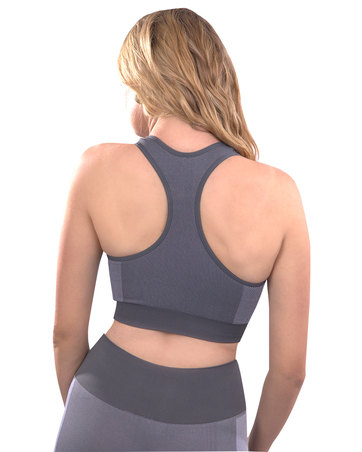 Arleta Seamless Sports Bra - Grey