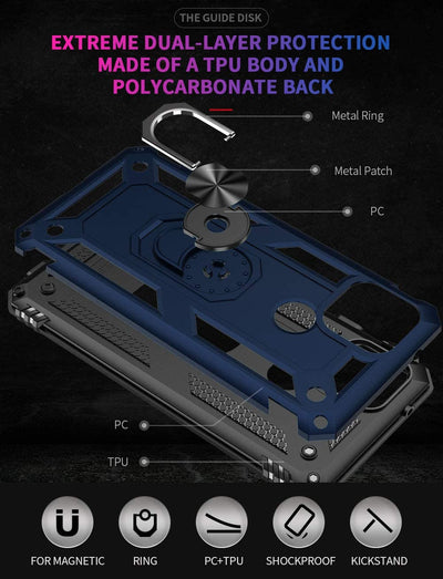 Military Grade Case IPhone 12 Pro Max - Blue