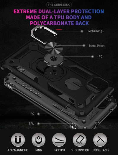 Military Grade Case IPhone 12 Pro Max - Black