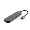 USB C Hub, uni 4-in-1 USB C Adapter with 3 USB 3.0 Ports, 100W USB-C PD Charging Port Thunderbolt 3, USB Type C to USB 3.0 Adapter (Aluminum Shell) for MacBook Pro, iPad Pro, XPS, Pixelbook, and More