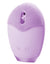 Home Use Automatic Foaming Silicone Facial Cleansing Brush - Purple
