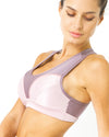 Copacabana Flex-Fit Racerback Sports Bra - Amethyst - Savoy Active
