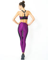 High Waist Contrast Yoga Workout Legging - Savoy Active