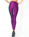 High Waist Contrast Yoga Workout Legging - Savoy Active