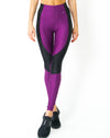 High Waist Contrast Yoga Workout Legging - Savoy Active