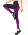 High Waist Contrast Yoga Workout Legging - Savoy Active