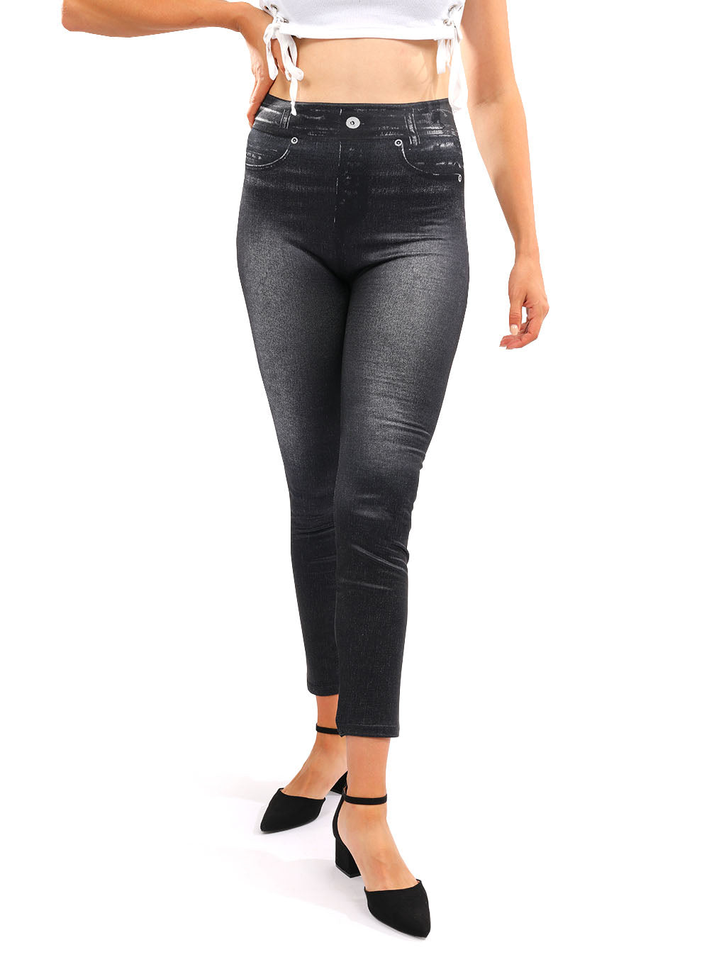 Doheny Bodycon Jegging / Legging - Black