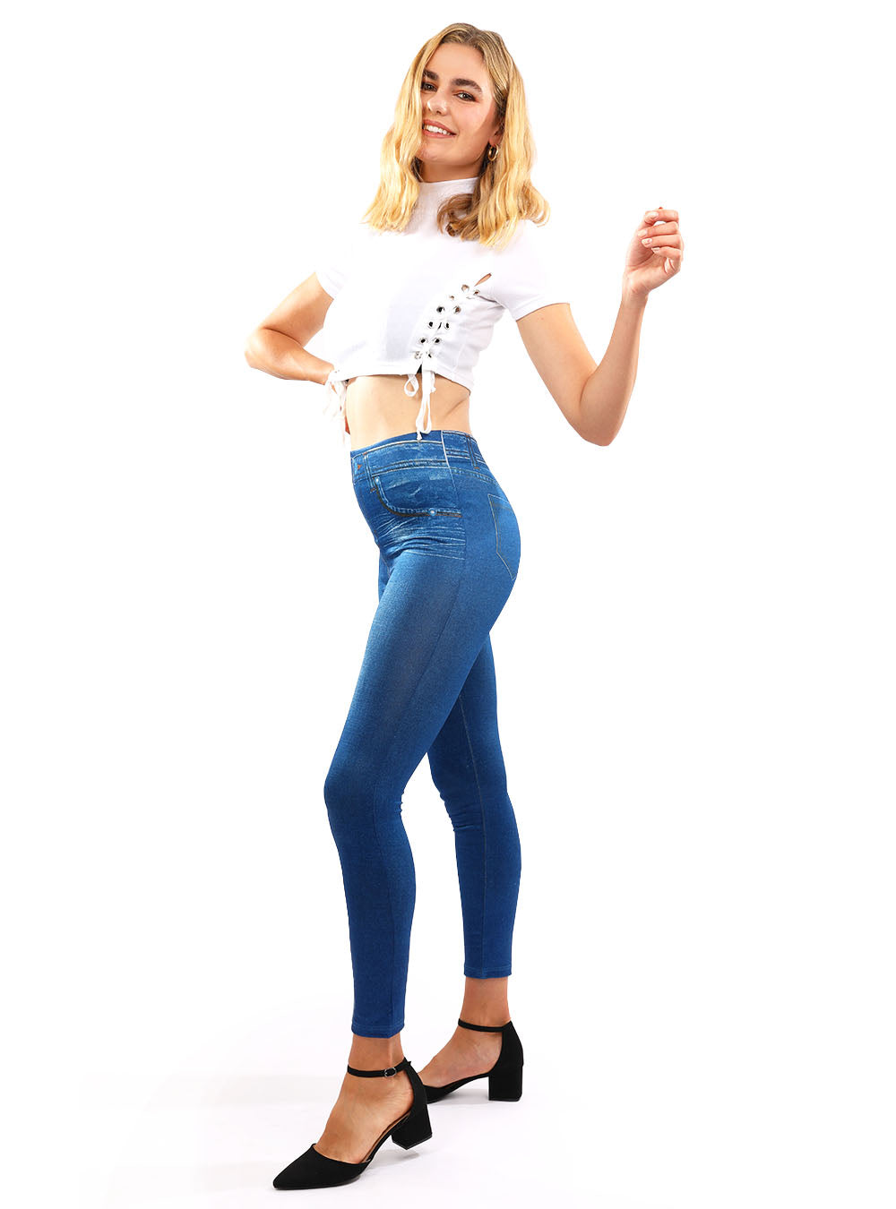 Doheny Bodycon Jegging / Legging - Blue