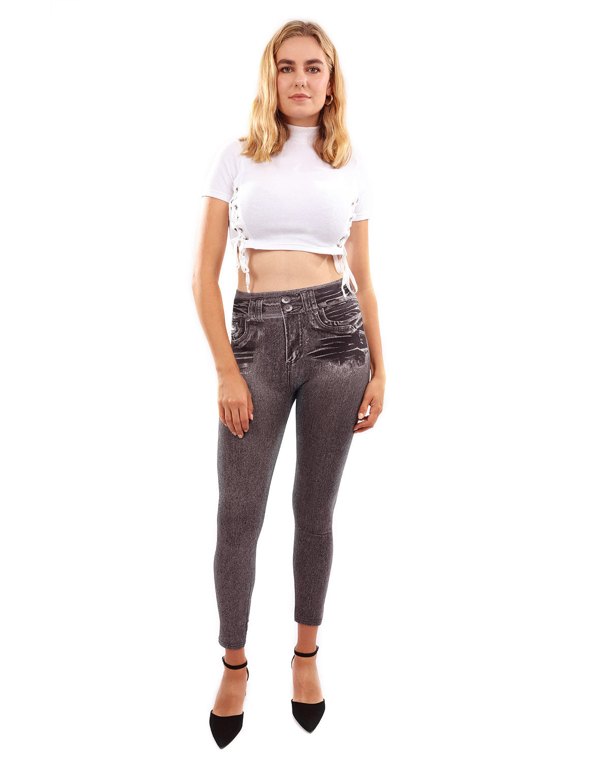 Doheny Bodycon Jegging / Legging - Grey