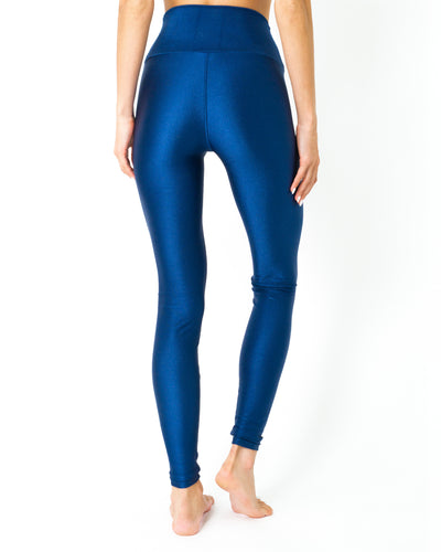 Metallic 3D Leggings Royal Blue - My Brazilian Boutique