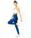 Nova Glam Body Sculpting Leggings - Navy Blue - Savoy Active