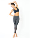 Helo Racerback V-Neck Athletic Sports Bra - Black - Savoy Active