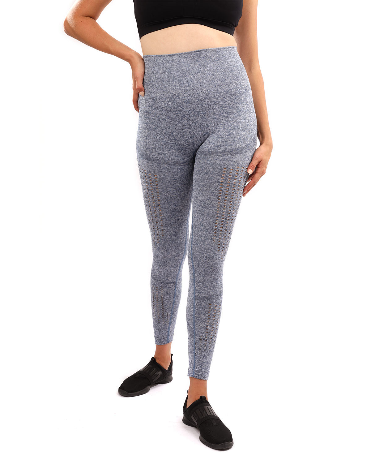 Emmery Seamless Legging - Blue
