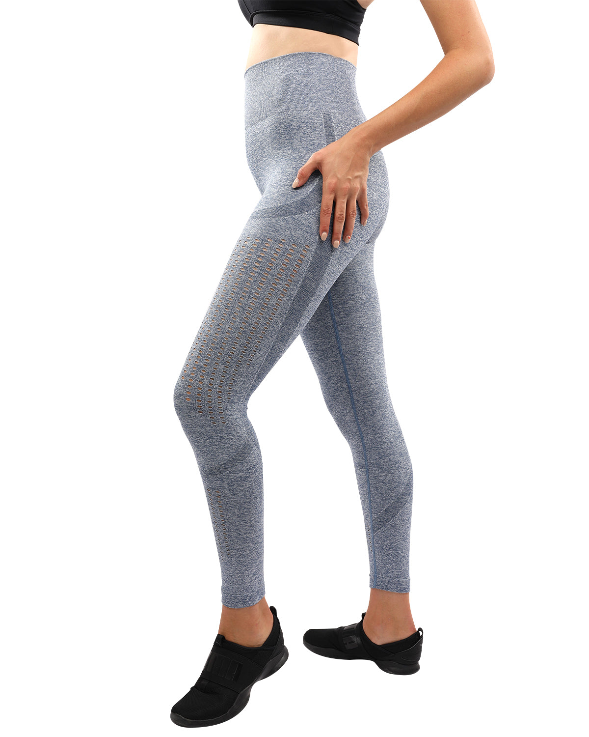 Emmery Seamless Legging - Blue
