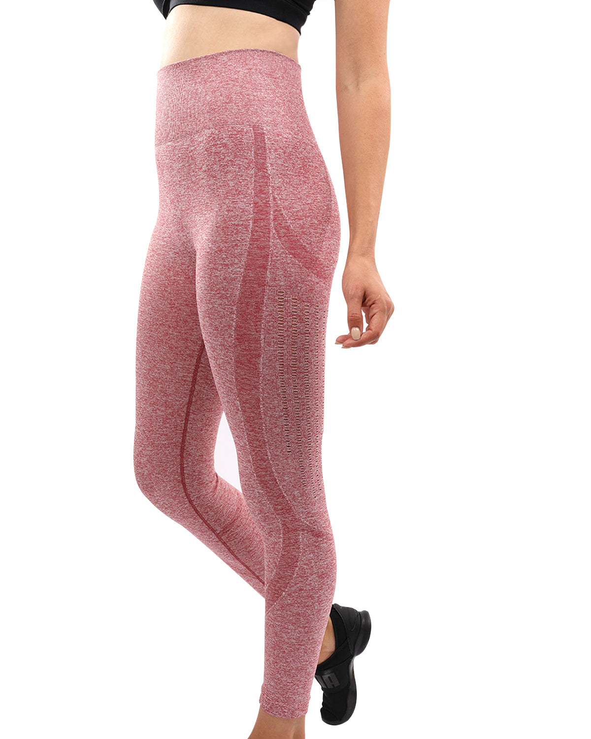 Emmery Seamless Legging - Red