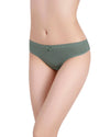 Tiffany Cotton Knit Thong Underwear - Green