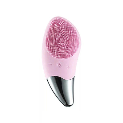 Silicone Facial Cleansing Brush - Pink