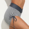Lacey Honeycomb Shorts -  Dark Grey