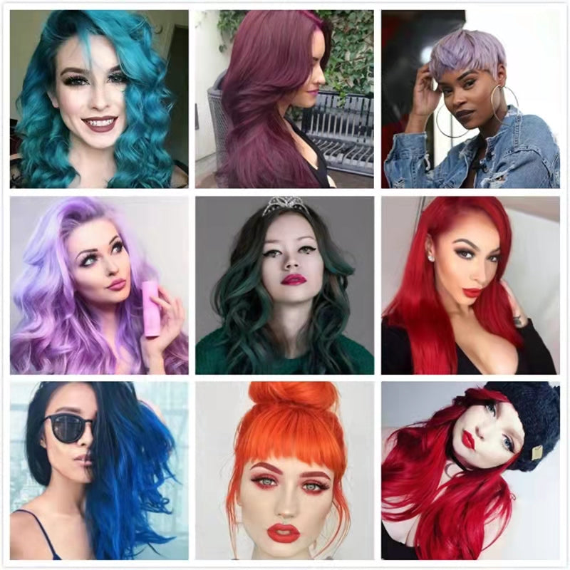 Natural Organic Hair Care Dye Shampoo Color - Lavender Purple 100ML