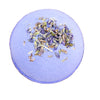Lavender bath bomb with dry flowers - Purple