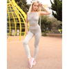 Helia Seamless Leggings & Sports Bra Set - Grey