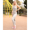 Helia Seamless Sports Bra - Grey