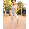 Helia Seamless Leggings & Sports Bra Set - Grey