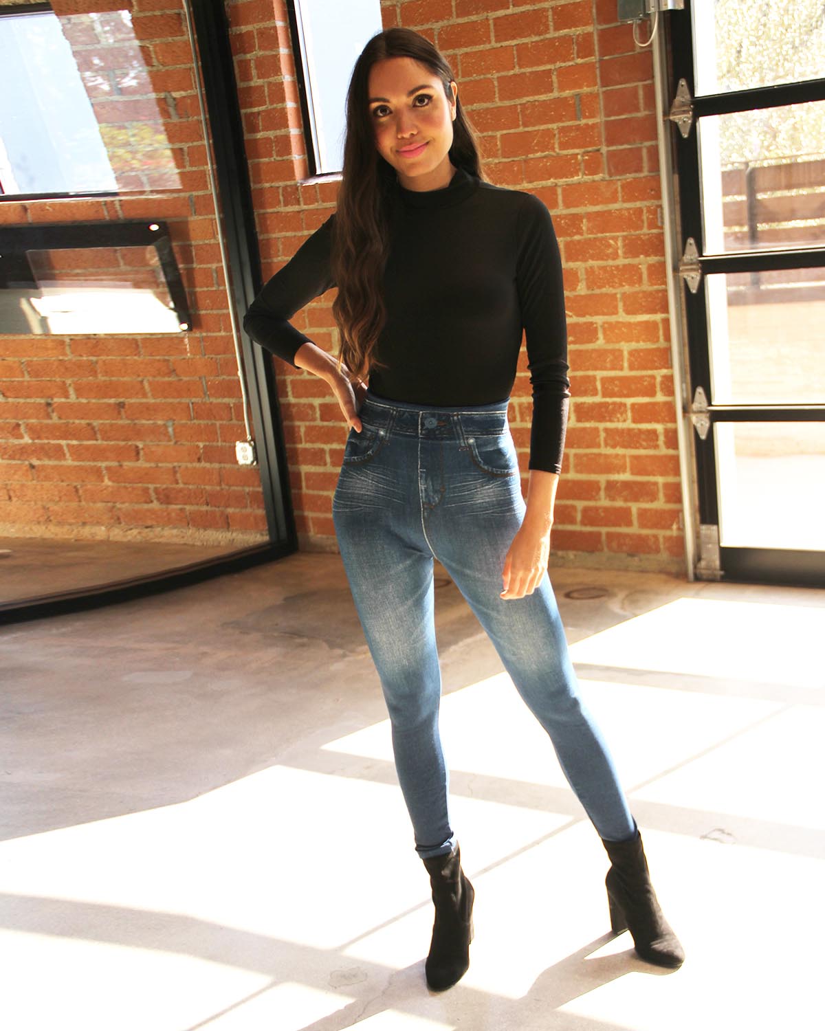 Doheny Bodycon Jegging / Legging - Blue