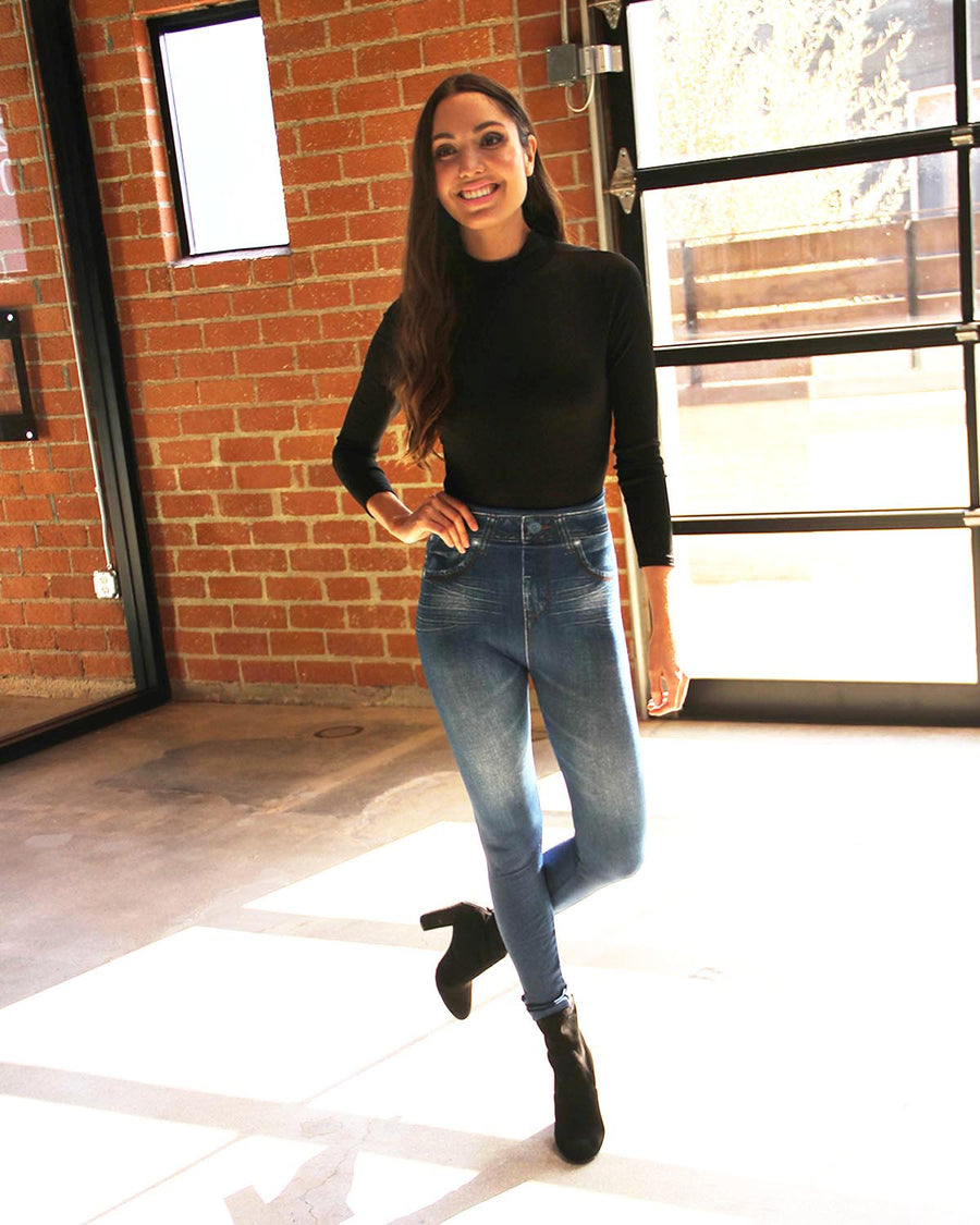 Doheny Bodycon Jegging / Legging - Blue