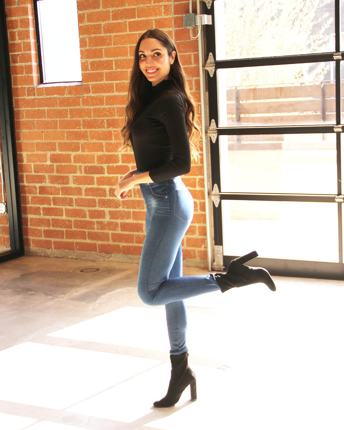 Doheny Bodycon Jegging / Legging - Blue