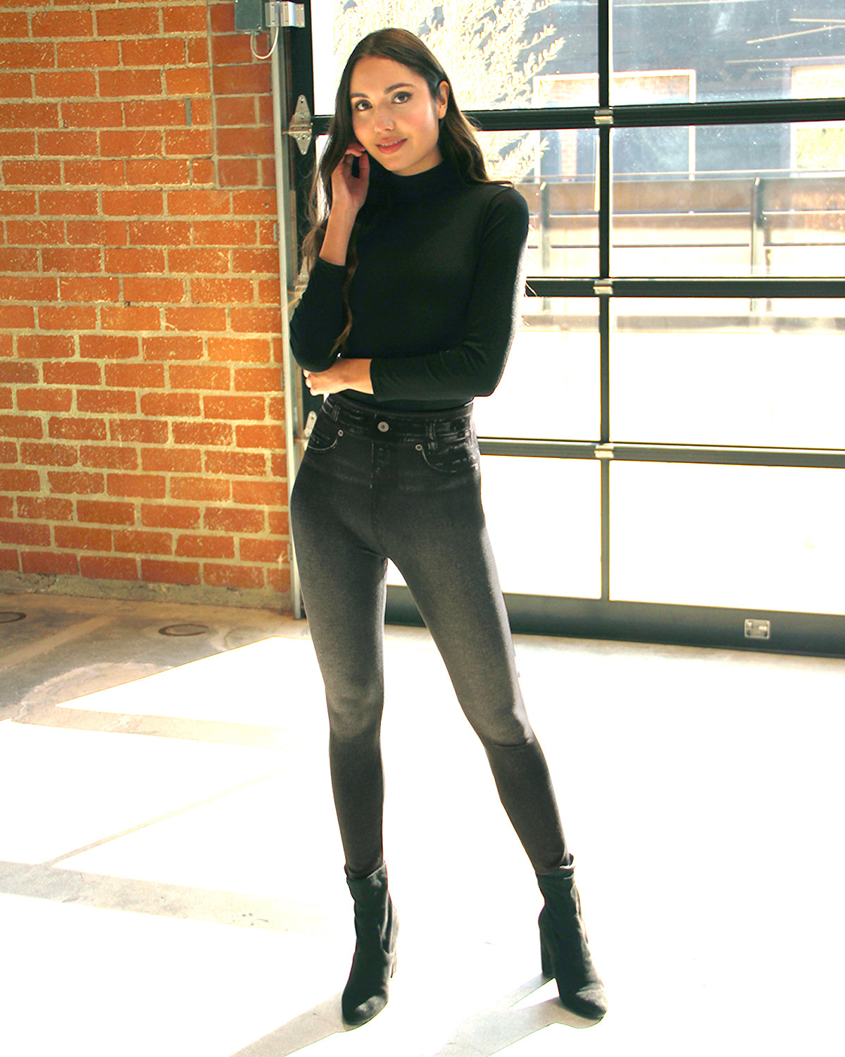 Doheny Bodycon Jegging / Legging - Black