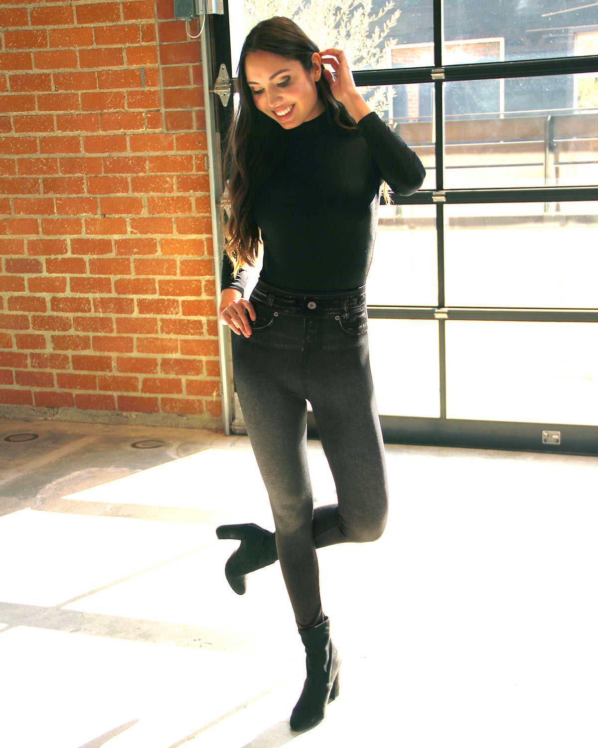 Doheny Bodycon Jegging / Legging - Black