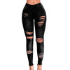 Natalia Skinny Ripped Jeans - Black