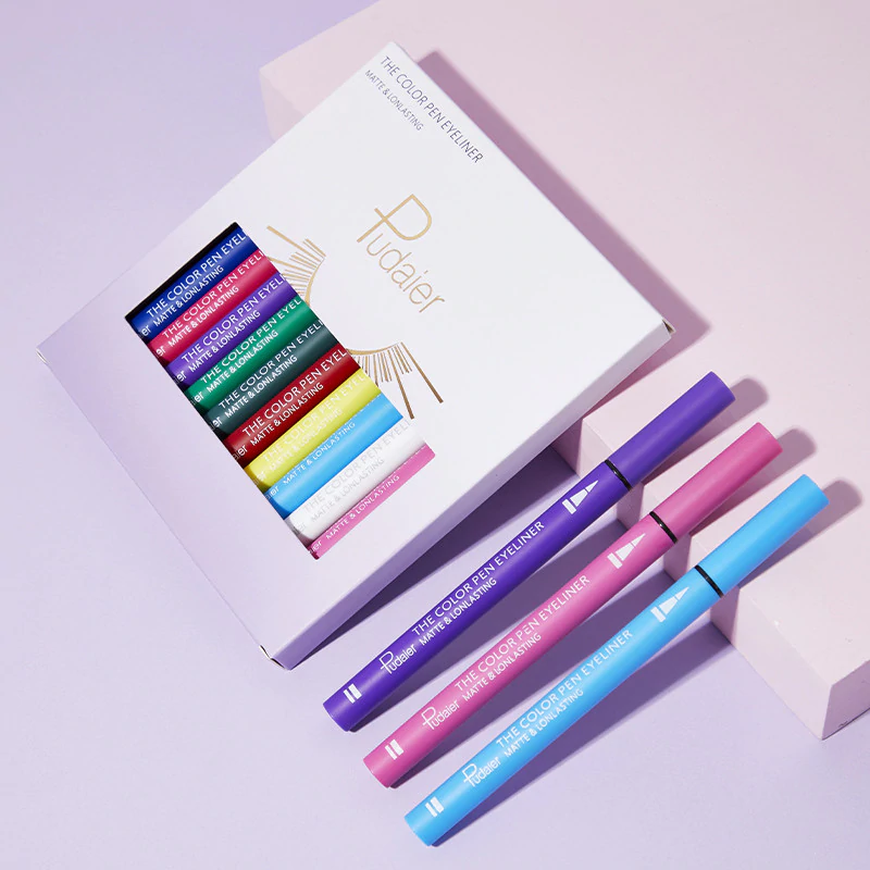 PUDAIER® Liquid Colored Eyeliner Collection Kit - 12 Pieces
