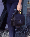 Madison Faux Crocodile Women's Leather Bag (2 Piece Set)