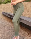 Huntington Set - Leggings & Sports Bra - Olive Green