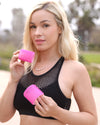 Self Grip Hair Curler Roller 12 Piece Set (Large Size - 2.5 inch) - Pink