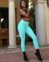 Bentley Leggings - Aqua