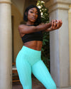 Bentley Leggings - Aqua